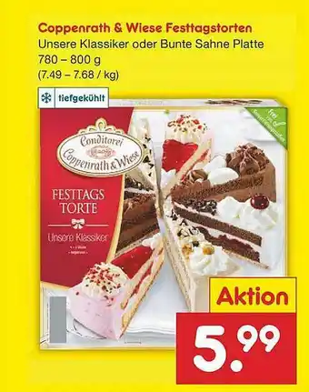 Netto Marken-Discount Coppenrath & Wiese Festtagstorten Angebot
