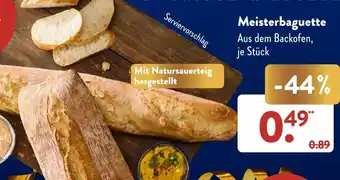 Aldi Süd Meisterbaguette Angebot