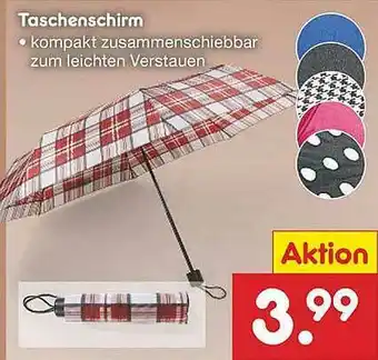 Netto Marken-Discount Taschenschirm Angebot