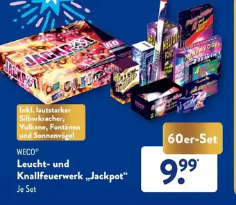 Aldi Süd WECO Leucht- und Knallfeuerwerk ,,Jackpot“ 60er-Set Angebot