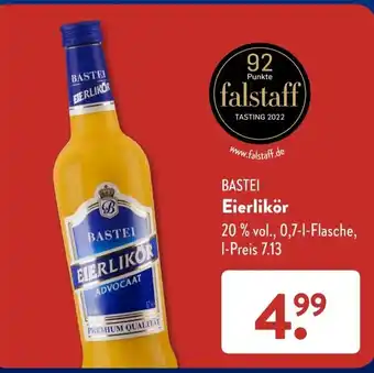 Aldi Süd BASTEI Eierlikör 0,7-l-Flasche Angebot