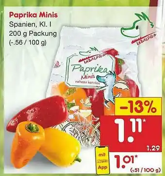 Netto Marken-Discount Paprika Minis Angebot