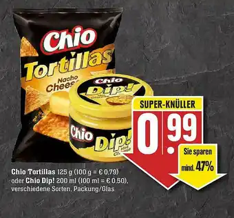 Scheck-in-Center Chio Torillas Oder Chio Dip! Angebot