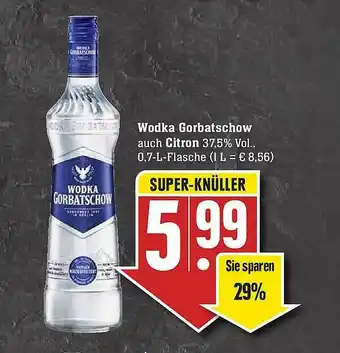 Scheck-in-Center Wodka Gorbatschow Auch Citron Angebot