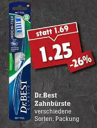 Scheck-in-Center Dr. Best Zahnbürste Angebot