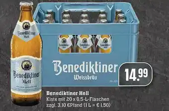 Scheck-in-Center Benediktiner Hell Angebot