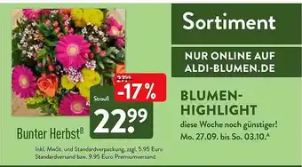 Aldi Nord Bunter Herbst Angebot