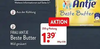 Aldi Nord Frau Antje Beste Butter Angebot