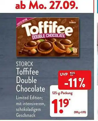 Aldi Nord Storck Toffifee Double Chocolate Angebot