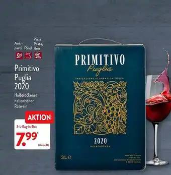 Aldi Nord Primitivo Puglia 2020 Angebot