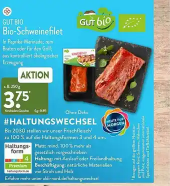 Aldi Nord Bio-schweinefilet Angebot