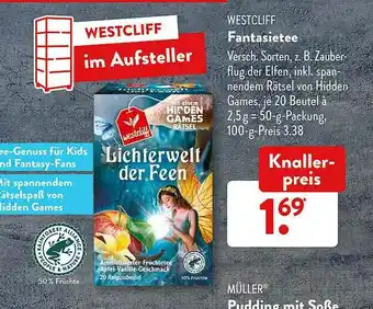 Aldi Süd Westcliff Fantasietee Angebot