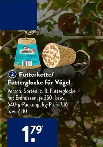 Aldi Süd Futterkette Futterglocke Für Vögel Angebot