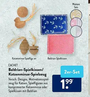 Aldi Süd Cachet Baldrian-spielkissen Katzenminze-spielzeug Angebot