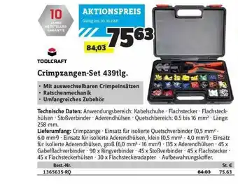 Conrad Toolcraft Crimpzangen-set Angebot