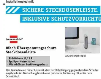 Conrad 8 Fach £uberspannungsschutz-steckdosenleiste Angebot