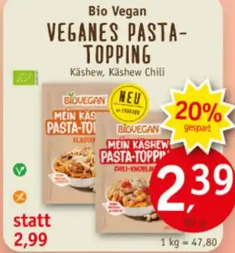 Erdkorn Biomarkt Bio Vegan VEGANES PASTA-TOPPING 50 g Angebot