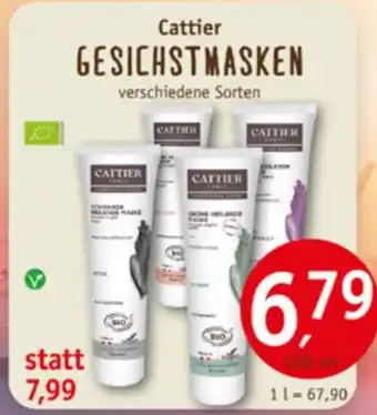 Erdkorn Biomarkt Cattier GESICHSTMASKEN 100 ml Angebot