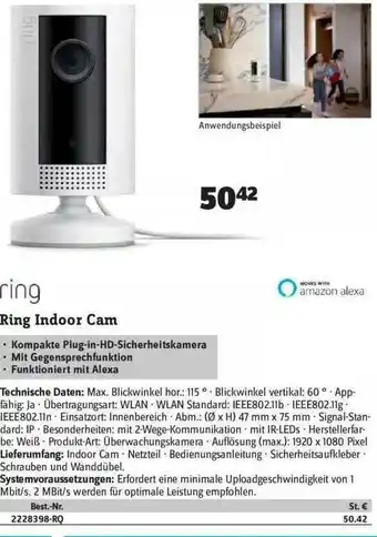 Conrad Ring Indoor Cam Angebot