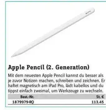 Conrad Appel Pencil (2. Generation) Angebot