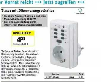 Conrad Timer Mit Dämmerungsschalter Angebot