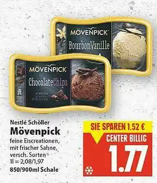 E-Center Nestlé Schöller Mövenpick Angebot