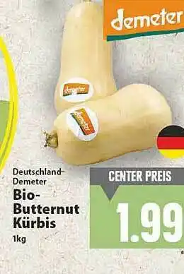 E-Center Deutschland Demeter Bio-butternut Kurbis Angebot