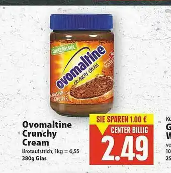 E-Center Ovamaltine Crunchy Cream Angebot