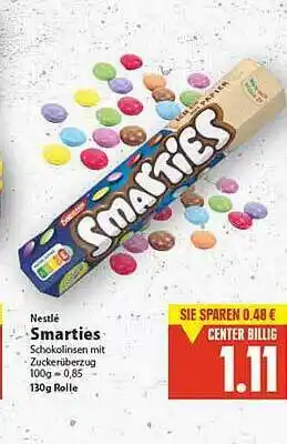 E-Center Nestlé Smarties Angebot