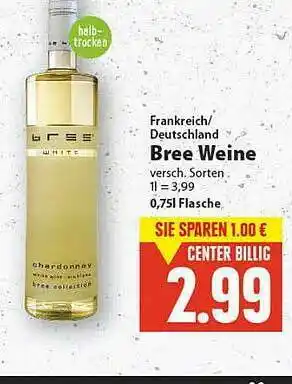 E-Center Frankreich-deutschland Bree Weine Angebot