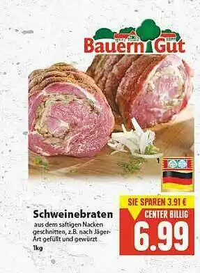 E-Center Bauerngut Schweinebraten Angebot