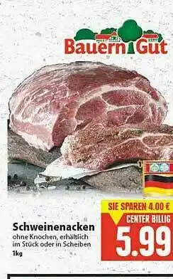 E-Center Bauern Gut Schweinenacken Angebot