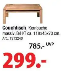 Zurbrüggen Couchtisch Angebot