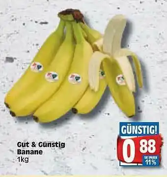 Edeka Gut & Günstig Banane Angebot