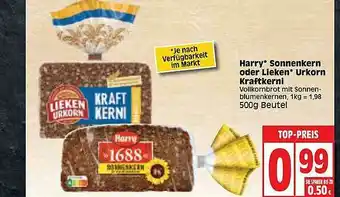 Edeka Harry Sonnenkern Oder Lieken Urkorn Kraftkerni Angebot