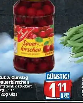 Edeka Gut & Günstig Sauerkirschen Angebot