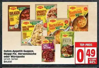 Edeka Guten-appetit-suppen Maggi Fix, Herzensküche Oder Würzpaste Angebot