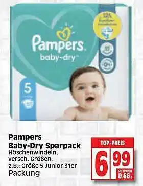 Edeka Pampers Baby-dry Sparpack Angebot