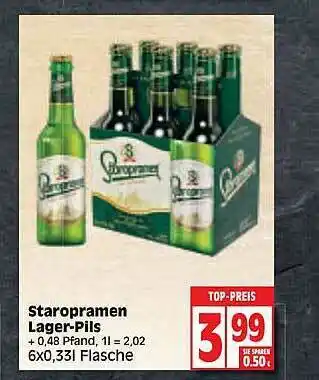 Edeka Staropramen Lager-pils Angebot