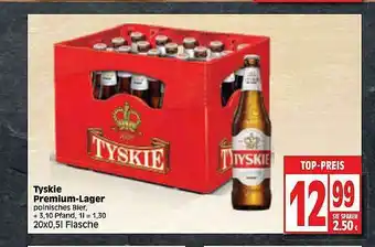 Edeka Tyskie Premium-lager Angebot