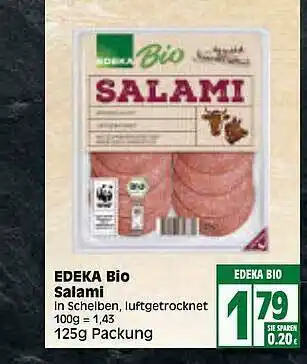 Edeka Edeka Bio Salami Angebot