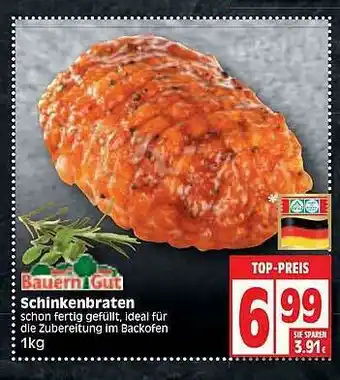 Edeka Bauern Gut Schinkenbraten Angebot