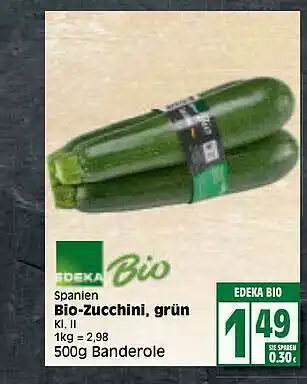 Edeka Edeka Bio Bio-zucchini, Grün Angebot