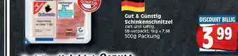 Edeka Gut & Günstig Schinkenschnitzel Angebot