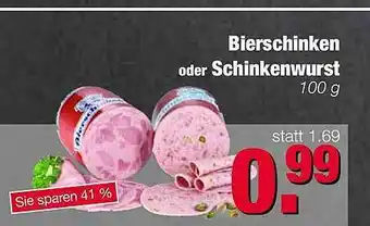 Edeka Scherer Bierschinken Oder Schinkenwurst Angebot