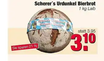 Edeka Scherer Scherer's Urdunkel Bierbrot Angebot