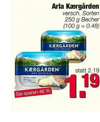 Edeka Scherer Arla Kægården Angebot