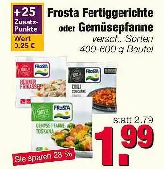 Edeka Scherer Frosta Fertiggerichte Oder Gemüsepfanne Angebot