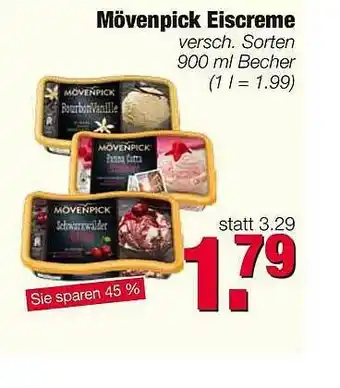 Edeka Scherer Mövenpick Eiscreme Angebot