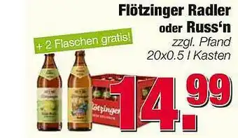 Edeka Scherer Flötzinger Radler Oder Russ'n Angebot